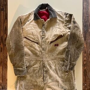 Dickies Thrashed Distressed Insulated Coveralls 38/40